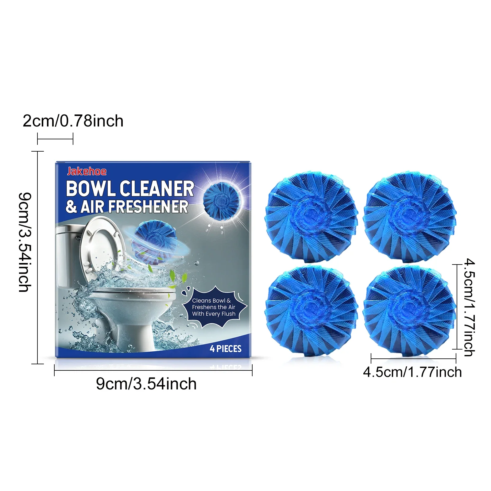Jakehoe toilet cleaning block, household toilet toilet toilet cleaning descaling odor fragrance toilet cleaning block