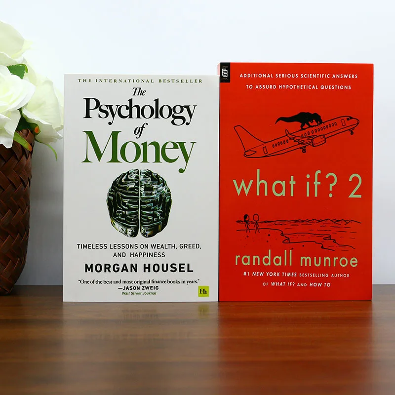 

《The Psychology of Money》+《What If 2》Perfect for Finance Enthusiasts Science Curious Minds Ideal for Christmas New year‘s gift