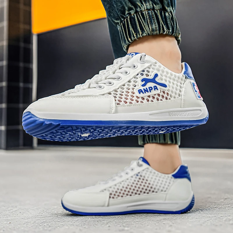 Summer Mesh Sneakers Men Designer Shoes Comfortable Breathable Men's Casual Sneakers Outdoor Non-slip Sports Shoes Man Trainers