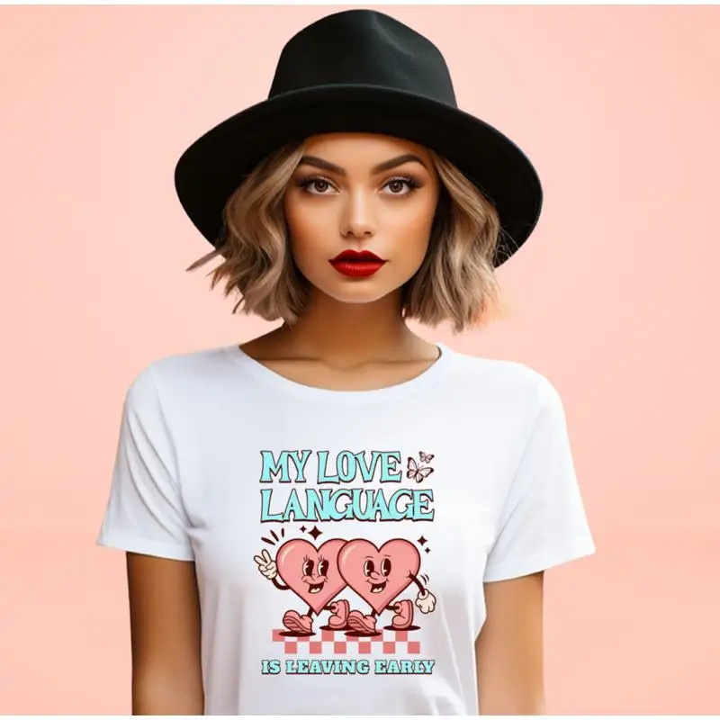 

Футболка My Love Language Is Leaving Early S 3XL