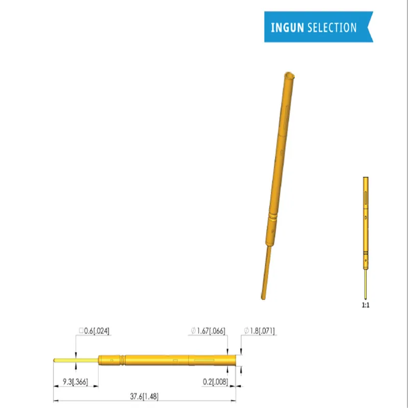 Original Imported INGUN British Steel Testing Probe Set KS-100 47 05 For ICT Testing