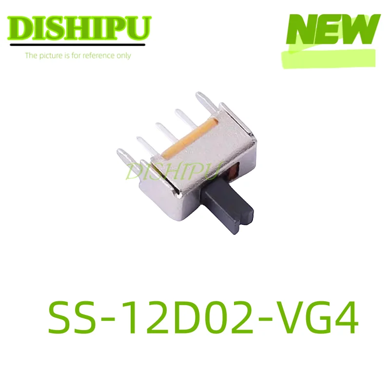 50 peças-150 peças SS-12D02-VG4 interruptor deslizante de doble rango de inserción directa 8.7mm