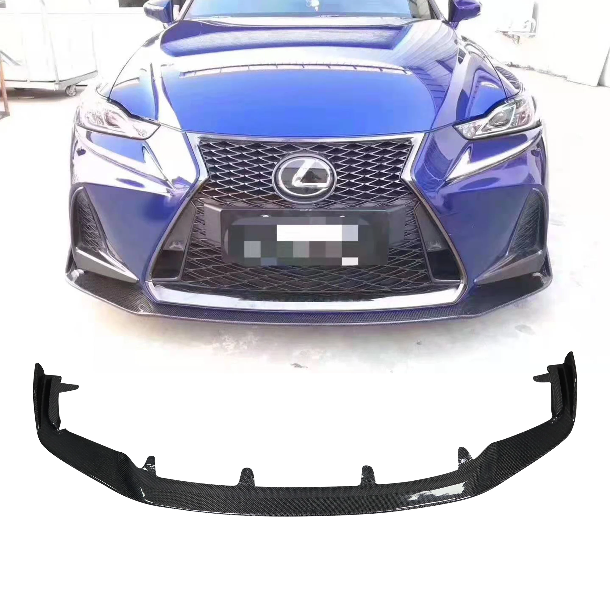 

NEW High Quality Artisan Style Carbon Fiber Car Bumpers Front Lip for Lexus IS