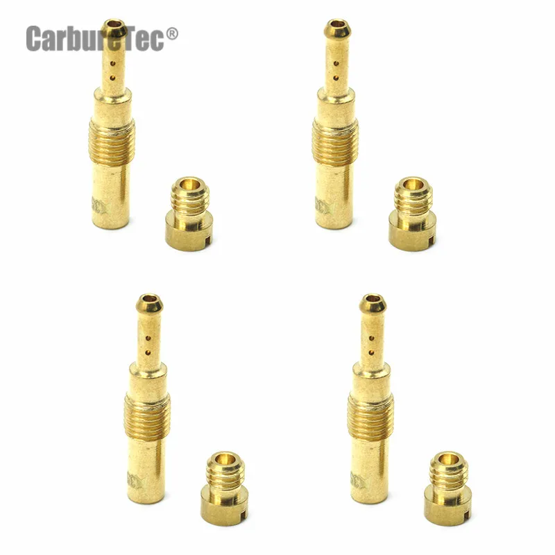 For HONDA CBR1000F HURRICANE 1987-1991 CBR 1000 F Carburetor Repair Kit Carb Chamber Gasket Float Valve Needle Seat 4 Sets Parts