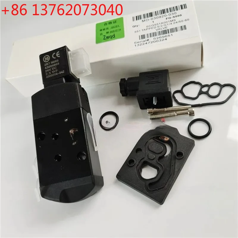 

Electromagnetic valve SCG551A001MS DC24V AC230V directional valve G551A001MS