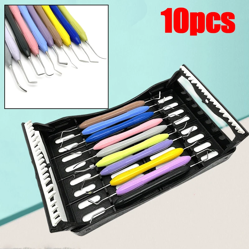 

10Pcs Dental Resin Spatulas Kit - High Quality for Silicon Composite Resin Filling Dentistry Tools