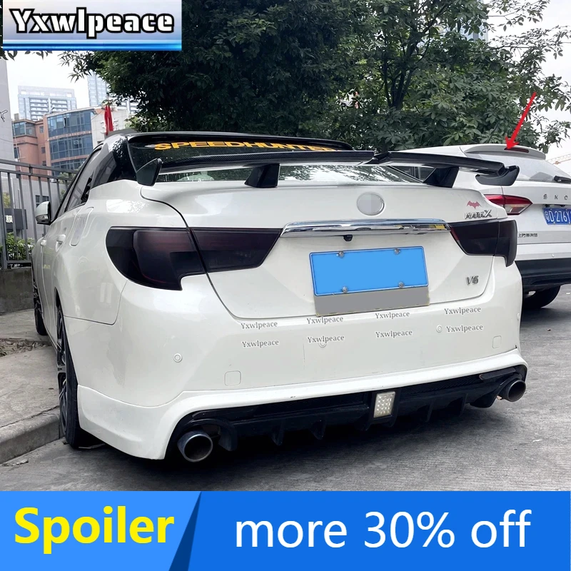 

For Toyota Reiz Spoiler 2010 2011 2012 2013 2014 2015 2016 2017 ABS Glossy Black Rear Trunk Lip Spoiler Body Kit Accessories