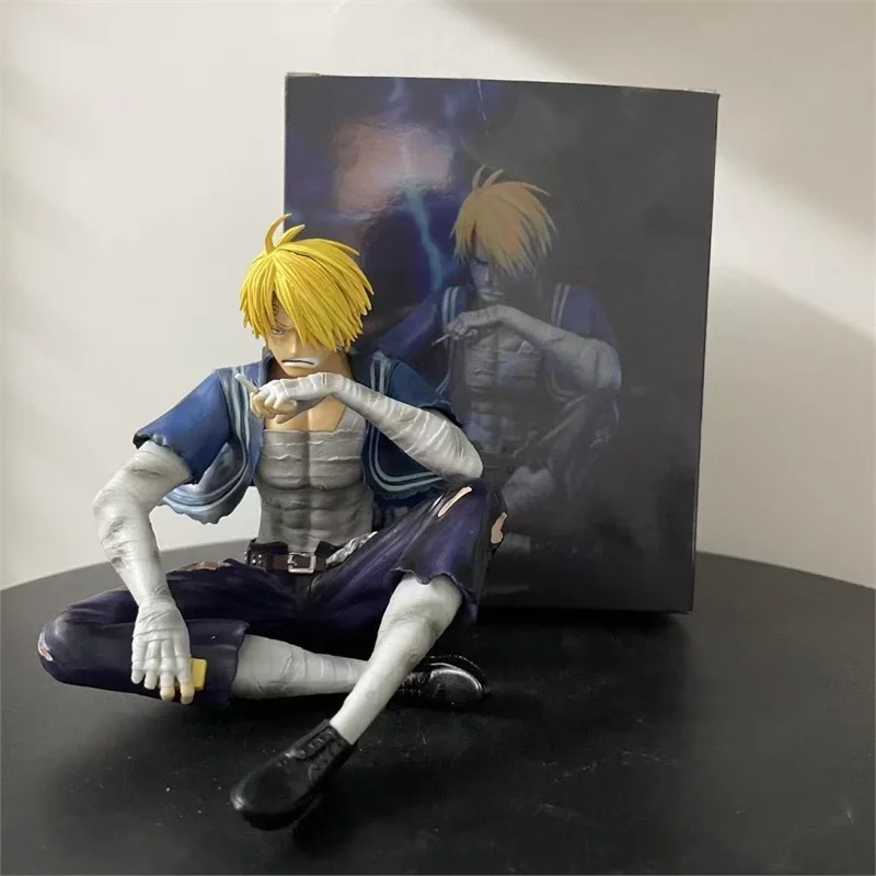 One Piece GK Wings Battle-Damaged Sanji Zoro Blaze Series Part 2 Figure Anime