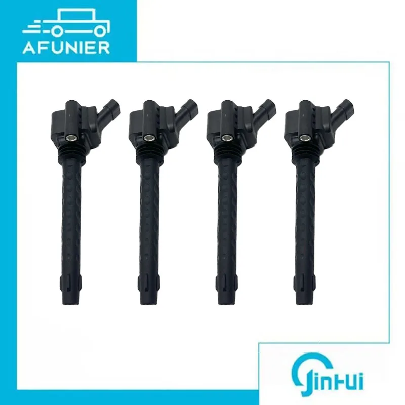 Комплект из 4 катушек зажигания для Lancia Delta Giulietta 1.8 TBi 2009-2020, Alfa-Romeo 159 4C Spider Brera, номер OE. :55214926,0221504026