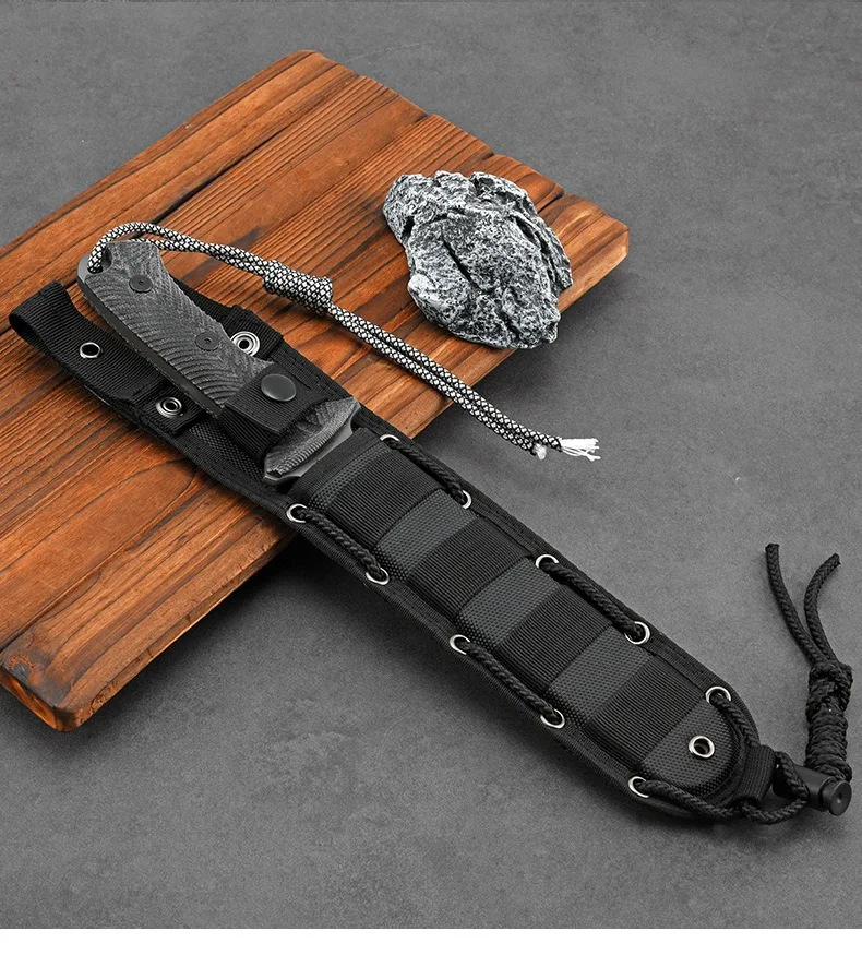 Chris Reeve Green Flat Hat High Hardness Outdoor Straight Knife Survival Knife Survival Knife Powder Steel Handmade Knives