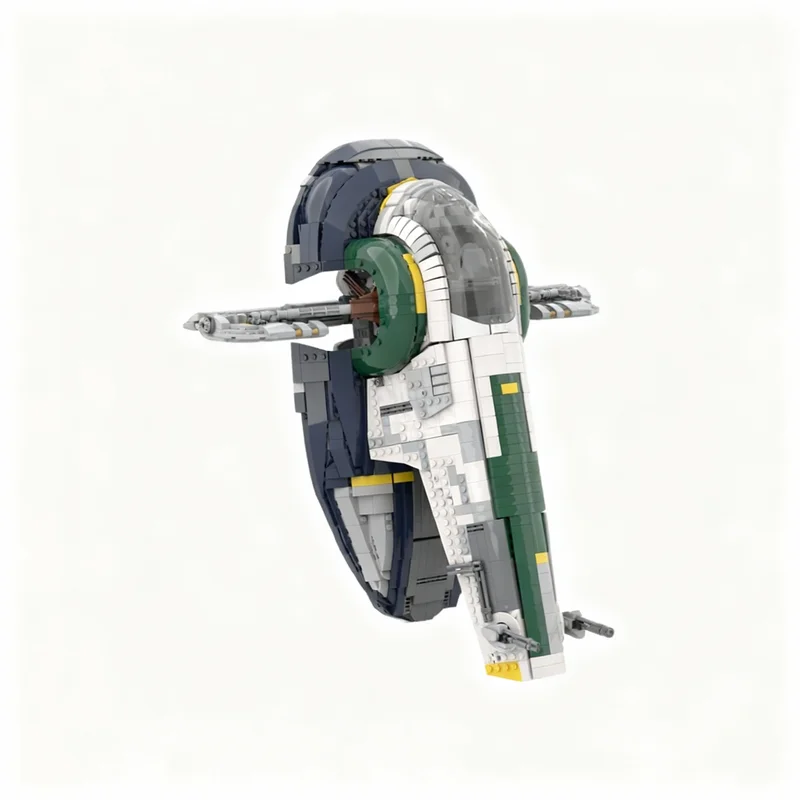 3035 Teile MOC Star Battle Ultimate Collector Series Jango Fetts Sklavenboot 1 Stud.io Datei Modellbausatz Weihnachtsgeschenk Kunst
