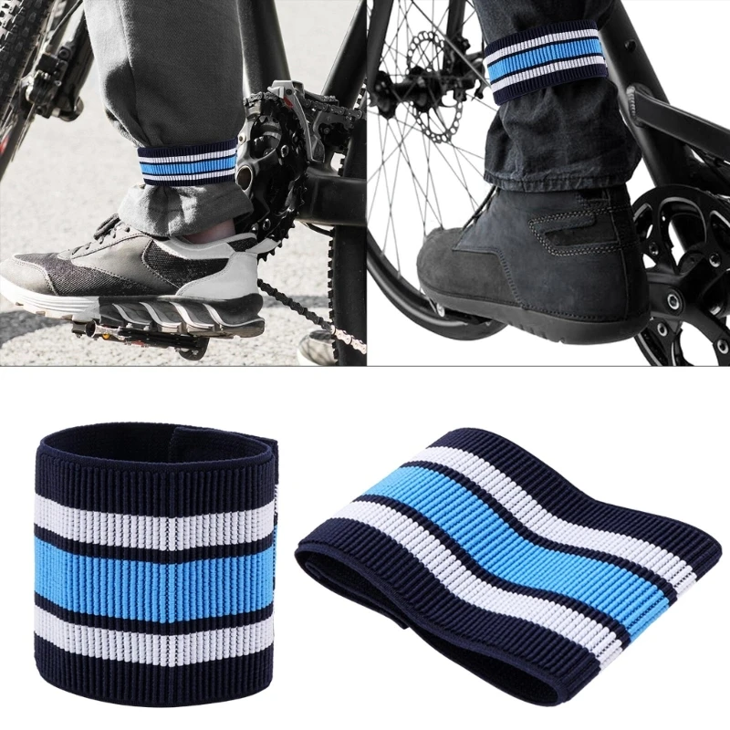 2Pcs Elastic Cycling Leg Bands Bike Pants Strap Riding Equipment Ankle Strap Replacement Cycling Bike Safety Leg Straps Dropship