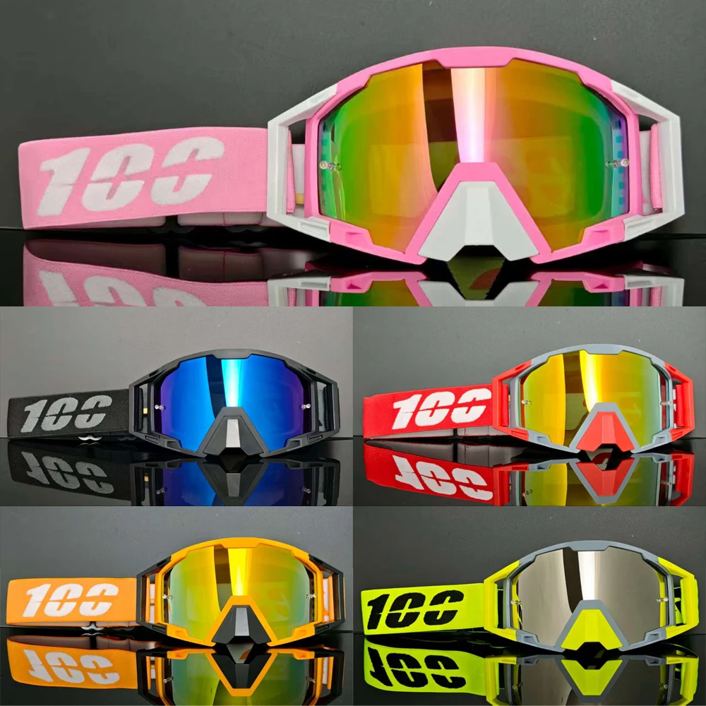 Moda 100 invierno nieve deportes de montaña gafas a prueba de viento gafas a prueba de polvo esquí alta definición moda hombres mujeres equipo