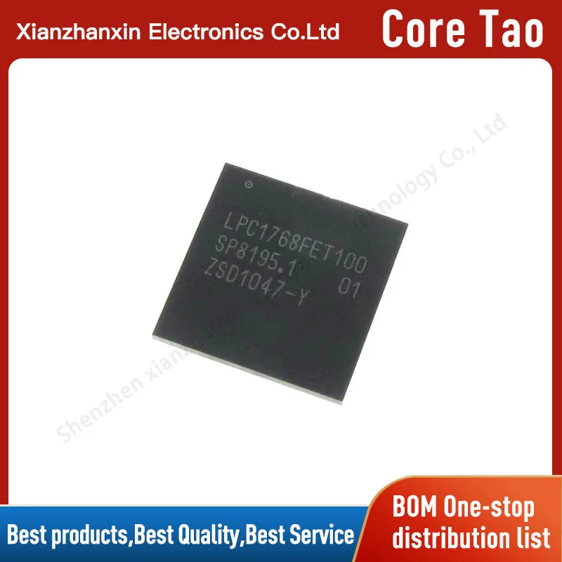 

1pcs/lot LPC1768FET100 LPC1768F BGA100 Microcontroller chip