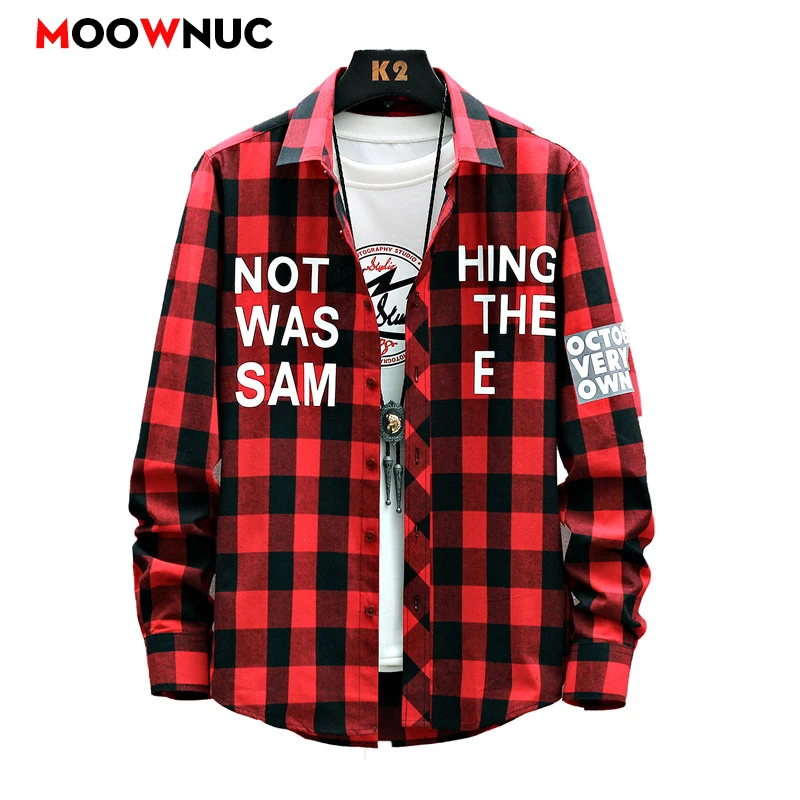 

Men's Casual Blouse Fashion Shirts Spring Autumn Streetwear Korean Streetdress Hombre Male Clothing Shirt Men Men's Clothing