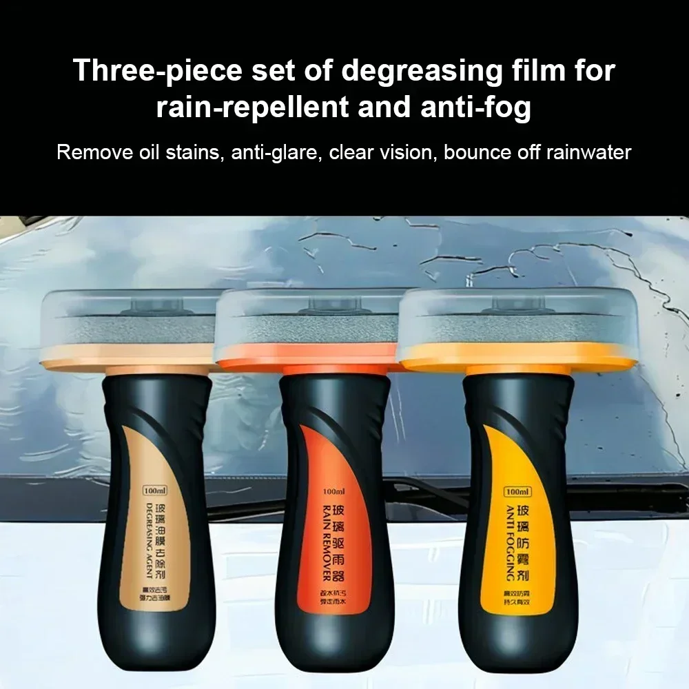 Car Glass Water Repellent Waterproof Rainproof Anti-fog Oil Film Stain Remover Auto Windshield Cleaner Anti-Rain Coating Agent