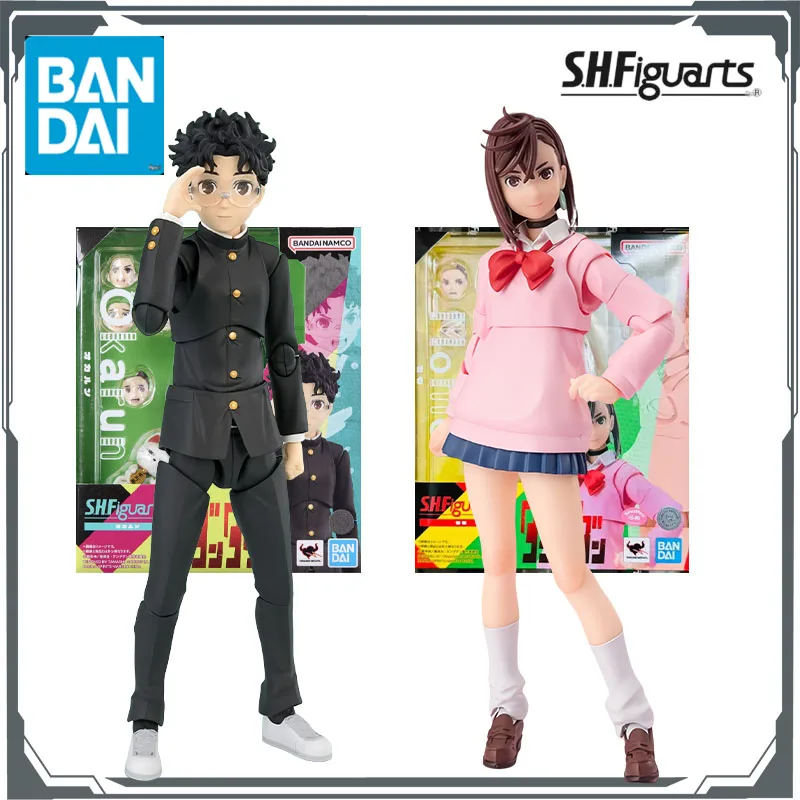 Bandai Original S.H.Figuarts Okarun & Xiaotao Anime Action Figures Toys for Boys Christmas Gift Collectible Model Ornaments