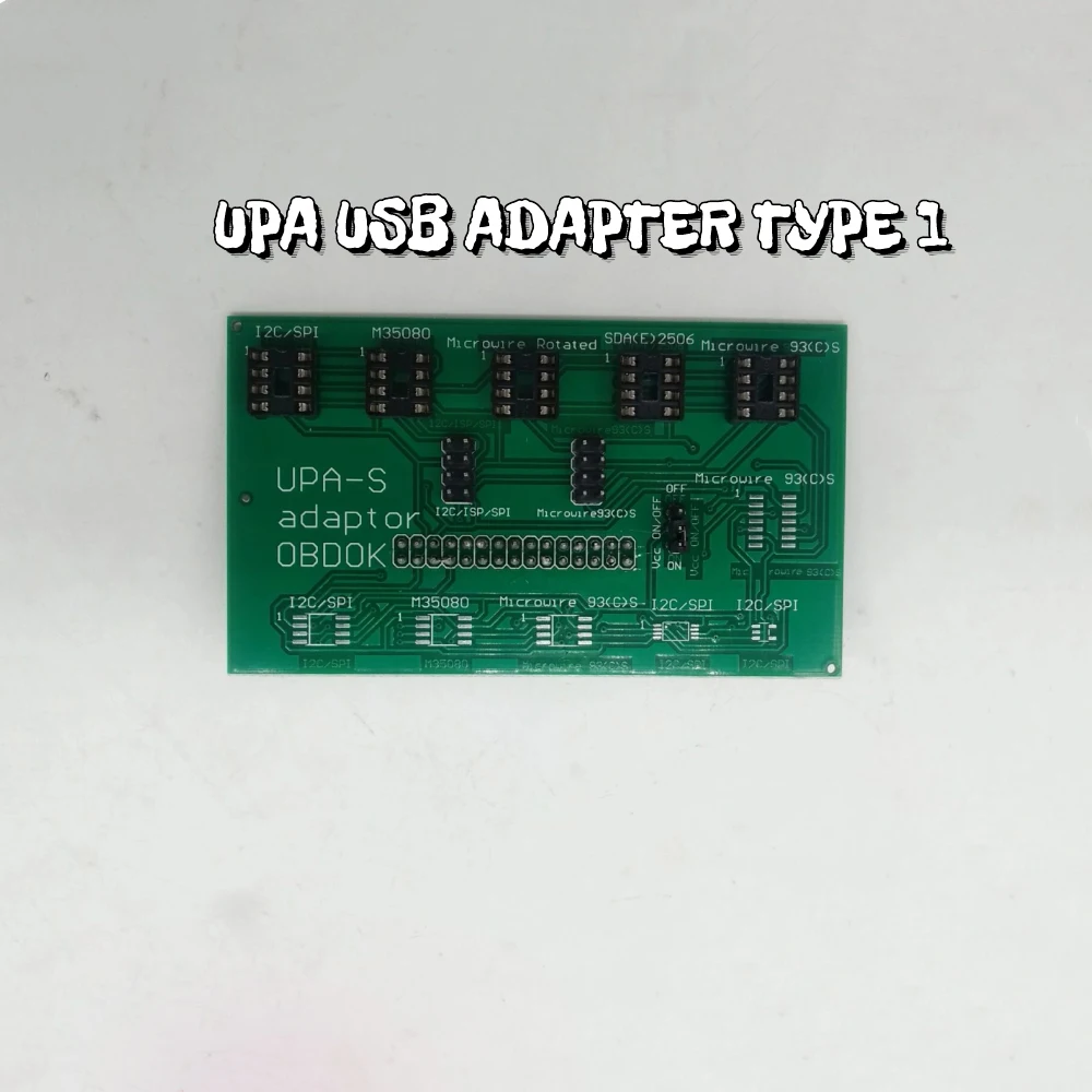 UPA USB Adapter Type 1 UPA USB Programmer Support I2C And SPI M35080 Microwire Full Package 1/5/10/20/50 PCBs UPA USB V1.3 PCBS