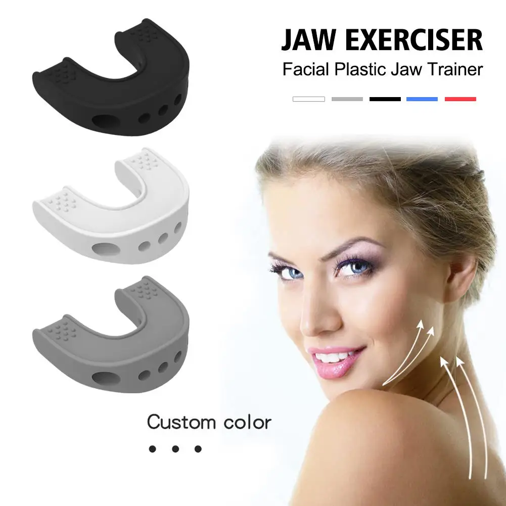 New Jaw Exerciser Ball Facial Jaw Muscle Toner Trainin Lifting Cheek Double Chin Chin Jaw Eliminator Face Gum Exercises X8Q5