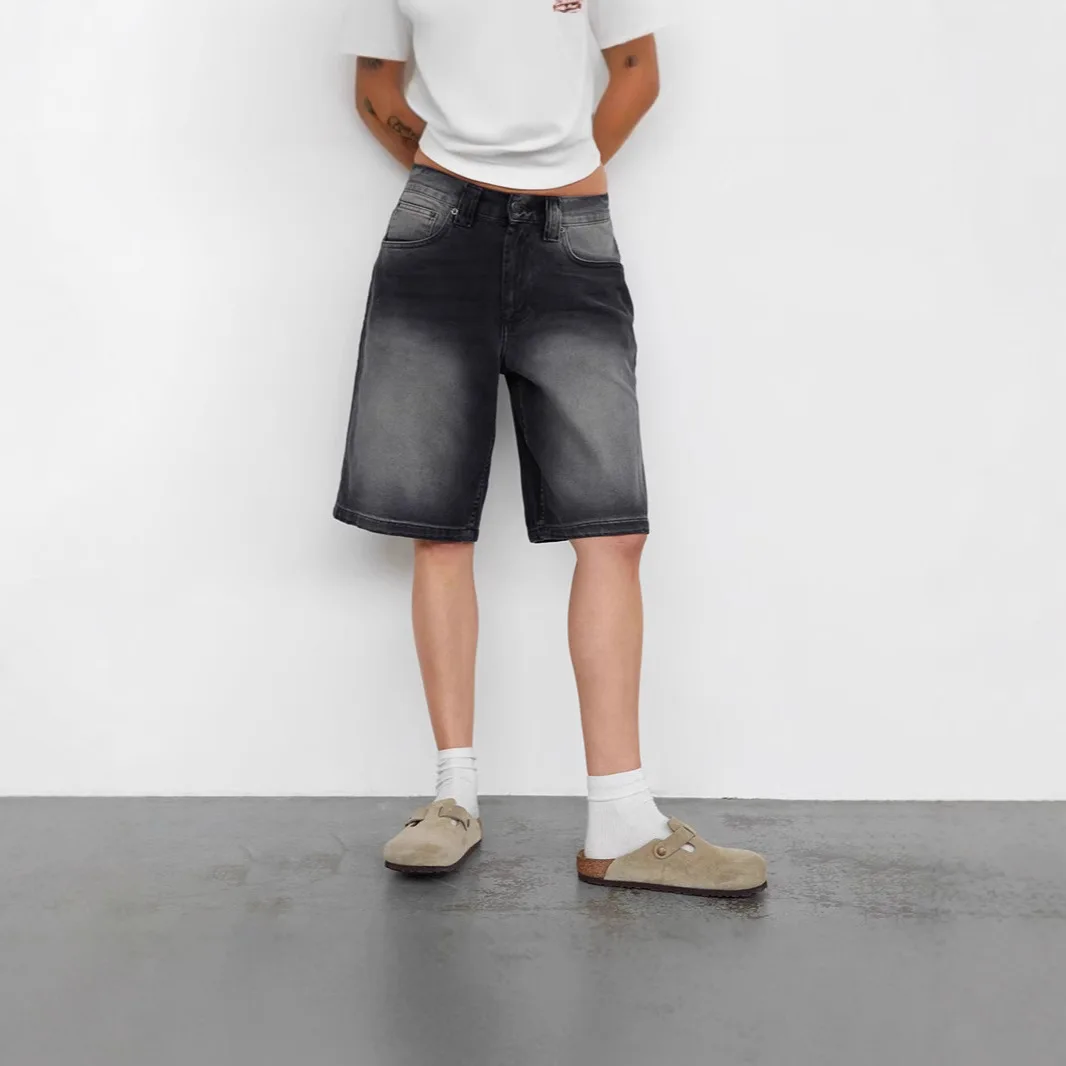 2026 Five-point Pants Are Non-elastic Slim and Thin Fashionable and Versatile Women's Denim