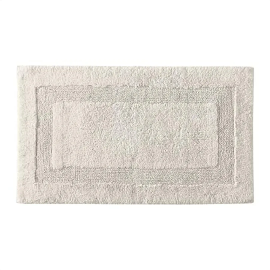 

Хлопковый коврик для ванной с длинной веткой, бежевый, 21 x 34