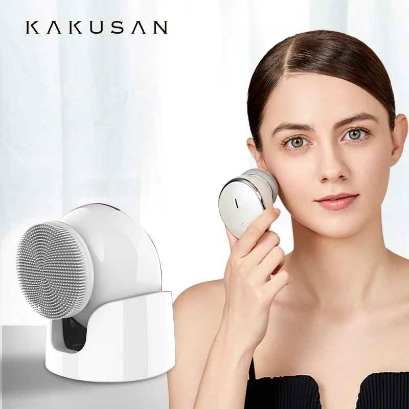 Silicon Facial Cleanser เครื่องนวด Usb Face Sonic แปรงทําความสะอาด