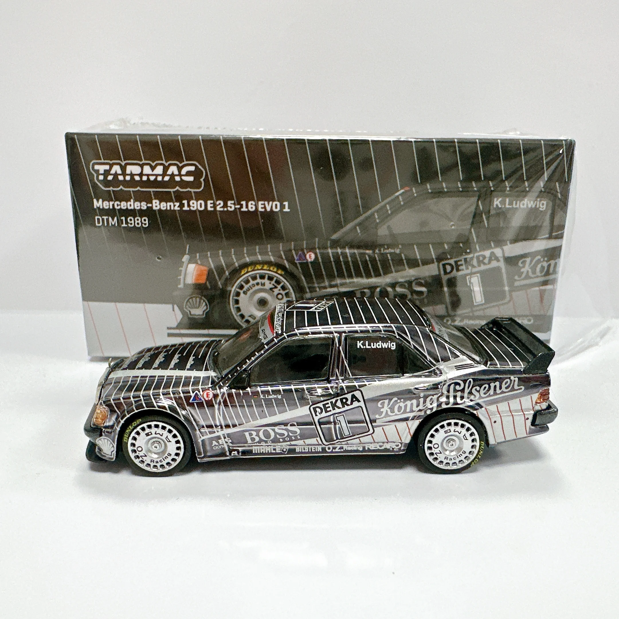

TW *CHASE* 1:64 Mercedes Benz 190 E 2.5-16 EVO 1 DTM 1989 Car Model Collection Miniature Toy Tarmac Works