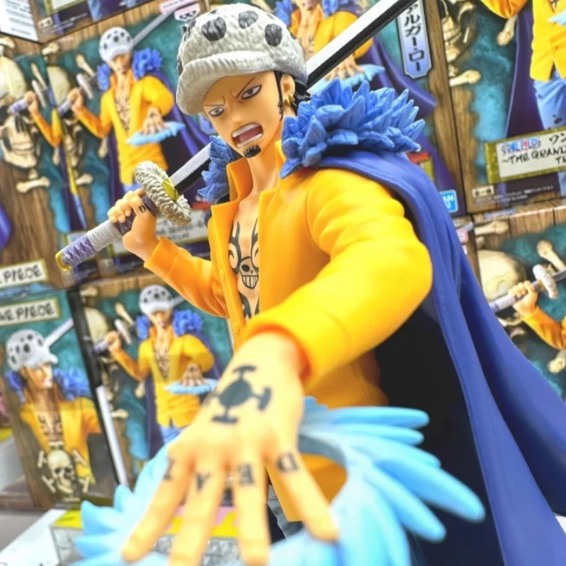 

Оригинальная фигурка BANDAI S.H.Figuarts ONE PIECE: Трафальгар Лоу — "Нападение на Онигашиму", аниме-фигурка, подарок на день рождения
