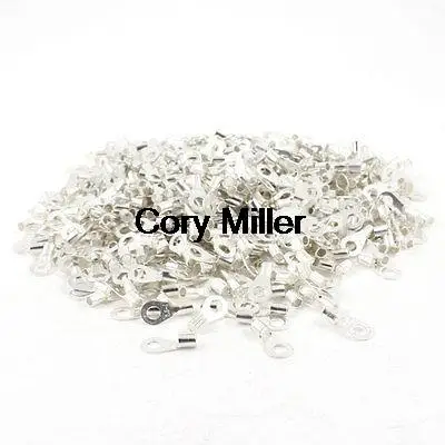 

0.16" Stud 0.01" Wire Non Insulated Bare Ring Lug Terminal Connector