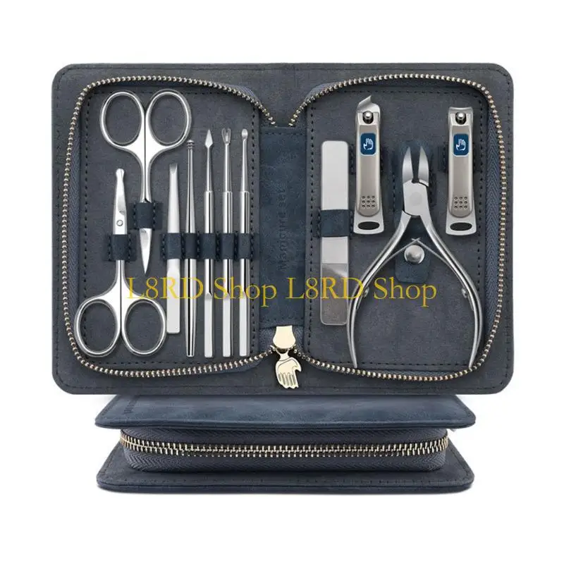 L8RD Bộ Dụng Cụ Làm Móng Tay Bộ Móng Chân Bấm Móng Tay Thép Không Gỉ Dụng Cụ Cắt Móng Tay Chuyên Nghiệp Với Du Lịch Cho Bộ Ốp