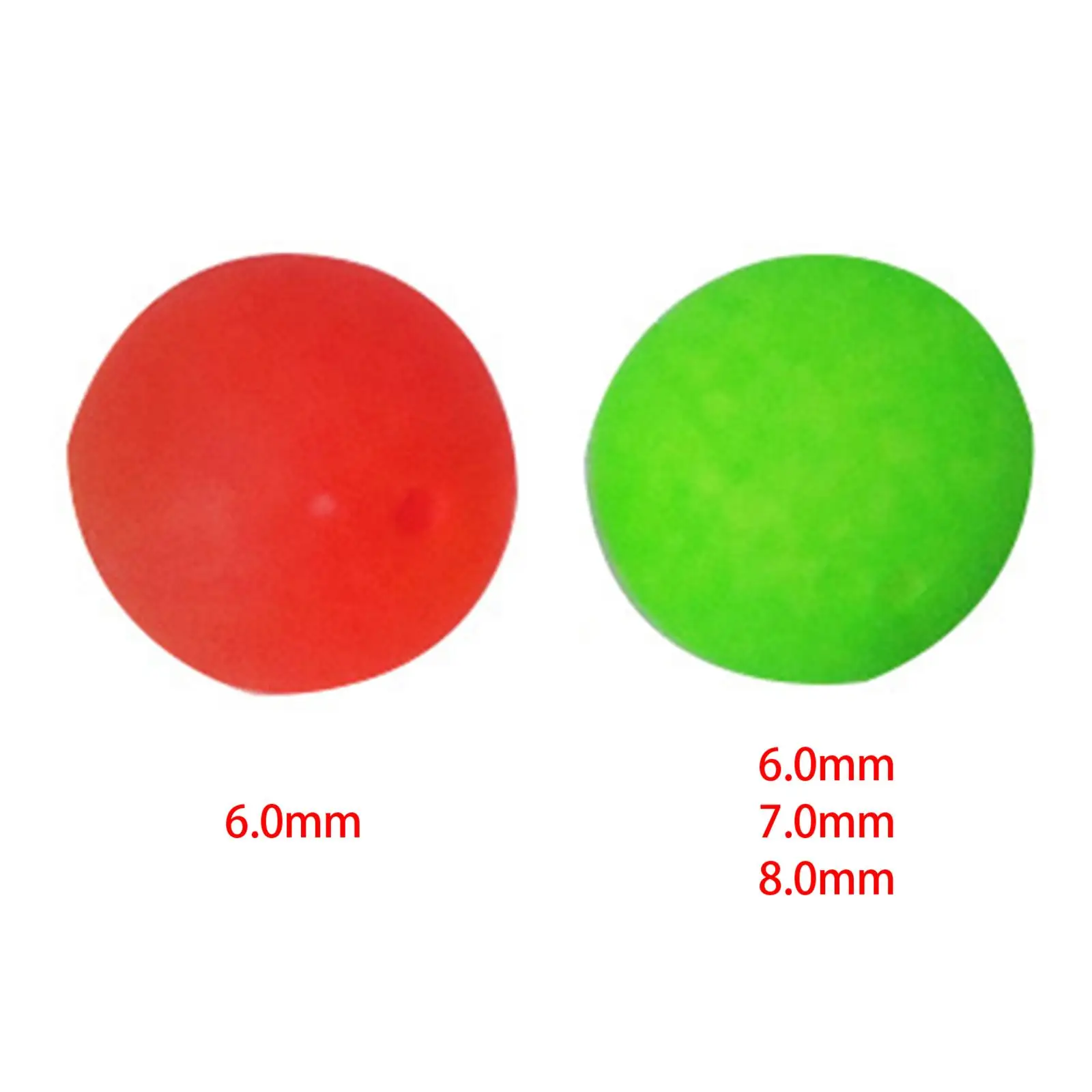 100 Pieces Professional Fishing Floating Tool Fishing Floating Bobbers Fast Fishing Gear Fluorescent Ball Buoyancy Ball