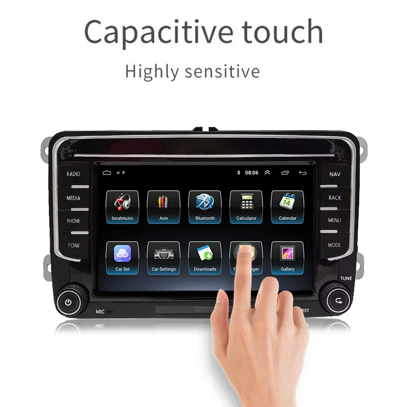 

In Stock RNS 510 Car Radio RCD360 PRO NONAME Android Auto Carplay For VW Golf 5 6 Jetta MK5 MK6 Tiguan CC Polo Passat