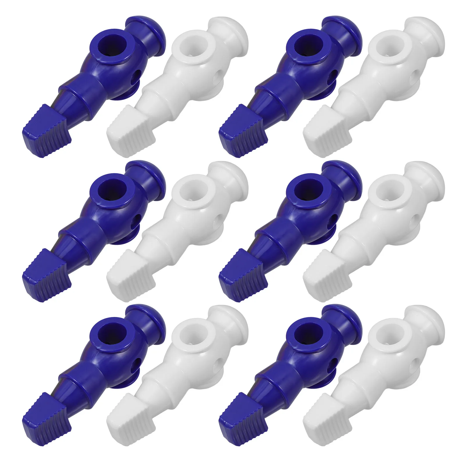 

26Pcs Table Soccer Foosball Men Replacement Plastic 107Mm Height Compatible 16Mm Side Hole 4Mm Front Hole Football Table Parts
