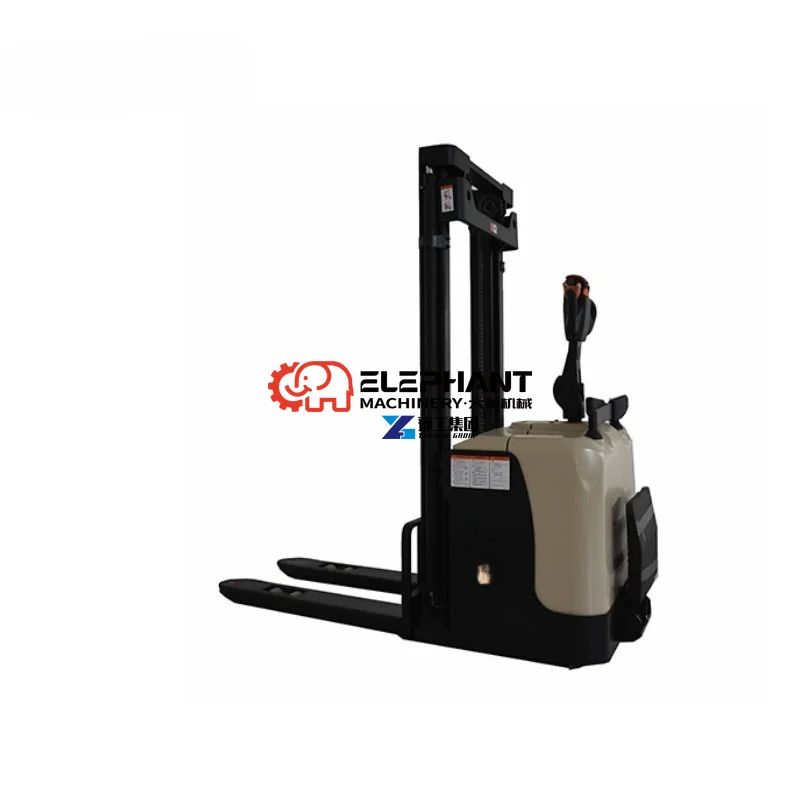 1.5t 3m Lift Platform Hot Sale Platform Stand-on Electric Pallet Stacker with Safety System for Logistics