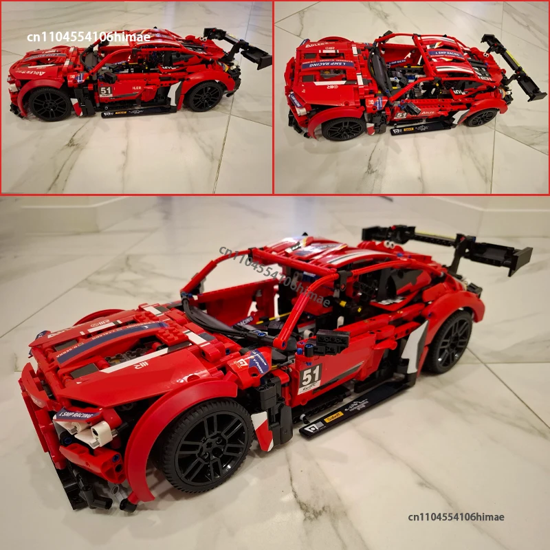 

НОВЫЙ Конструктор M4 GT-3 Supercar: Модель для сборки, техническая модель спортивного автомобиля, гоночный автомобиль, игрушка для мальчиков, подарок на день рождения