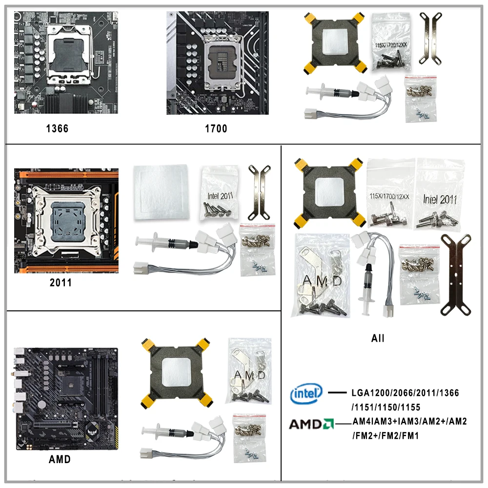 Dissipatore di calore per raffreddamento ad acqua per PC ARGB Ventola da 120 mm Lga 2011 V3 Dispositivo di raffreddamento IWONGOU Dispositivo di