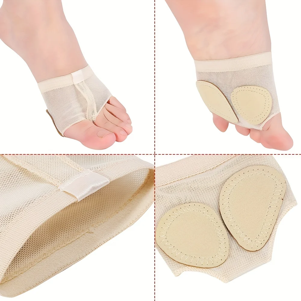 1 Pair Protective Ballet Dance Toe Pads for Kids, Girls, and Adults - Cushioned Support for Comfortable Dancing