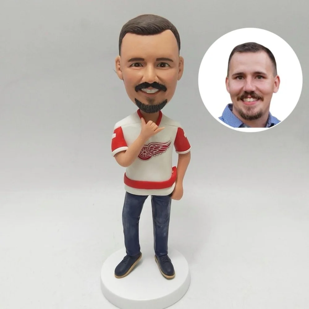 Figura personalizada de cuerpo entero, regalo de bobblehead personalizado para él, ella, pareja, aniversario de boda, para novio, novia
