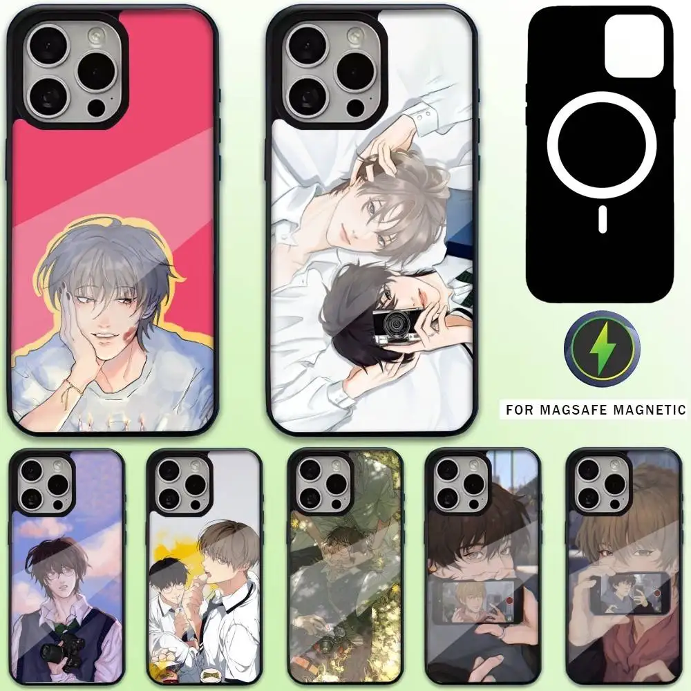 

L-Lost In The C- Cloud Phone Case For iPhone17,16,15,14,13,12,11 Plus,Pro Max Magnetic For Magsafe Wireless Charging