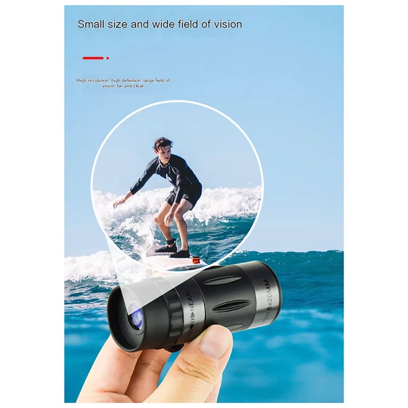 -ABJZ High-Definition Monocular Low-Light Dual-Tone Outdoor Waterproof Mini Travel Optical Telescope Kit Easy To Use Durable