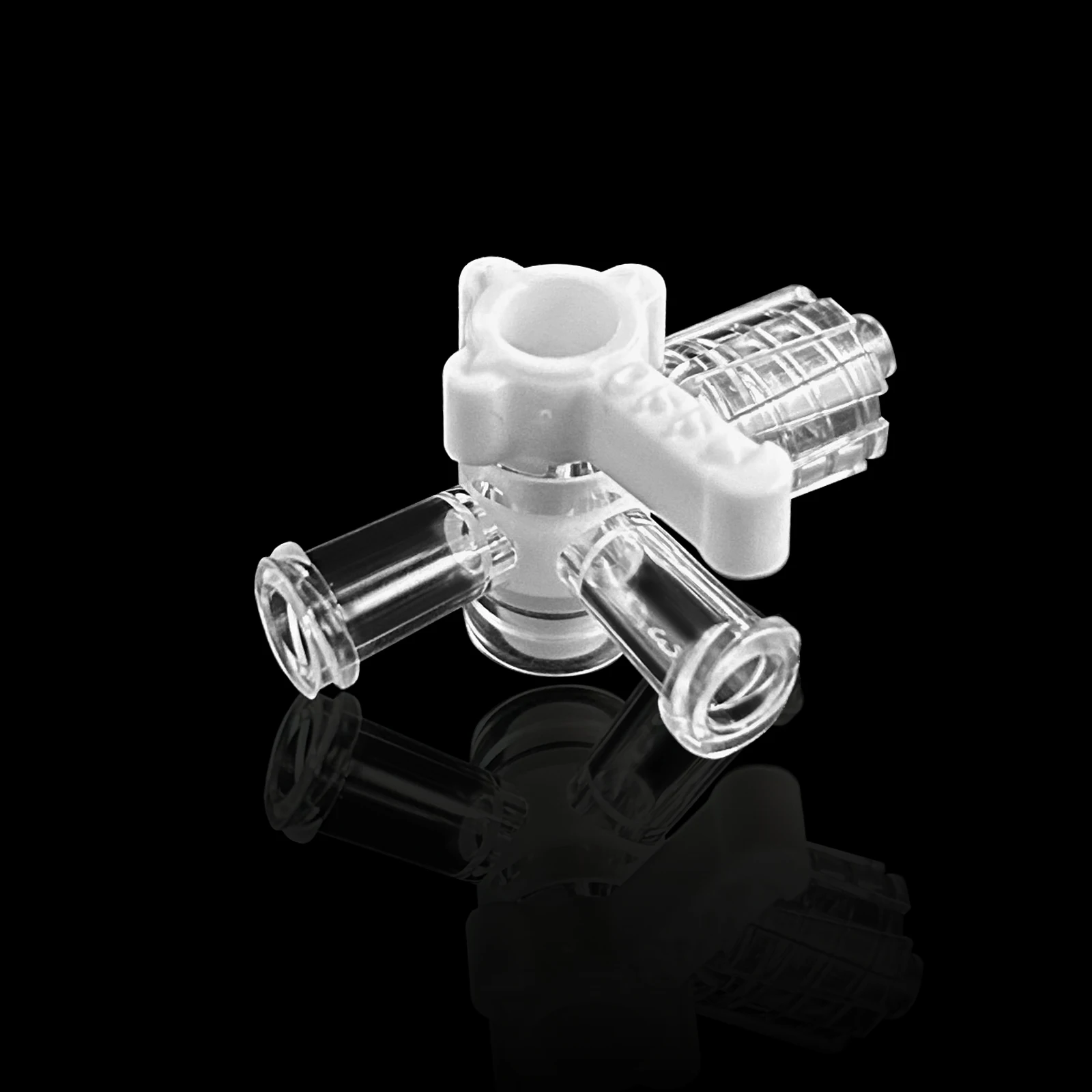 50 Three-Way Stopcocks, Compatible With Ruhr Lock T-valves, for Medical and Laboratory Use, Single-Use Sterile.