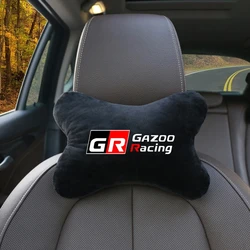 Car Neck Pillow Lint Head Support Protector Universal Headrest Back Cushion For Toyota GR Sport Gazoo Racing RAV4 C-HR Mirai Car