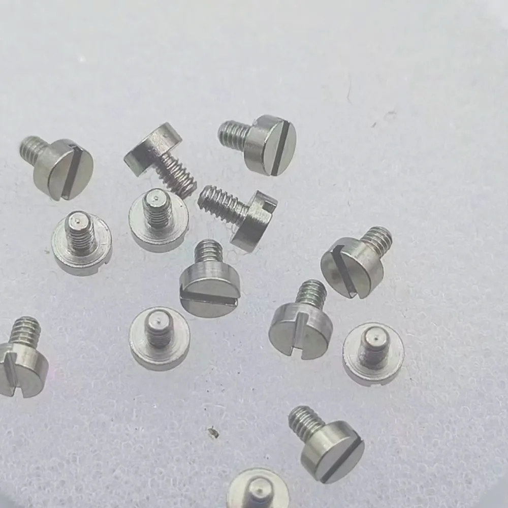 Watch Spare Parts Suitable for Hublot00 Watch Back Cover Screws, Hublot00 Flathead Small Screws 2.5x1.2x3.0mm