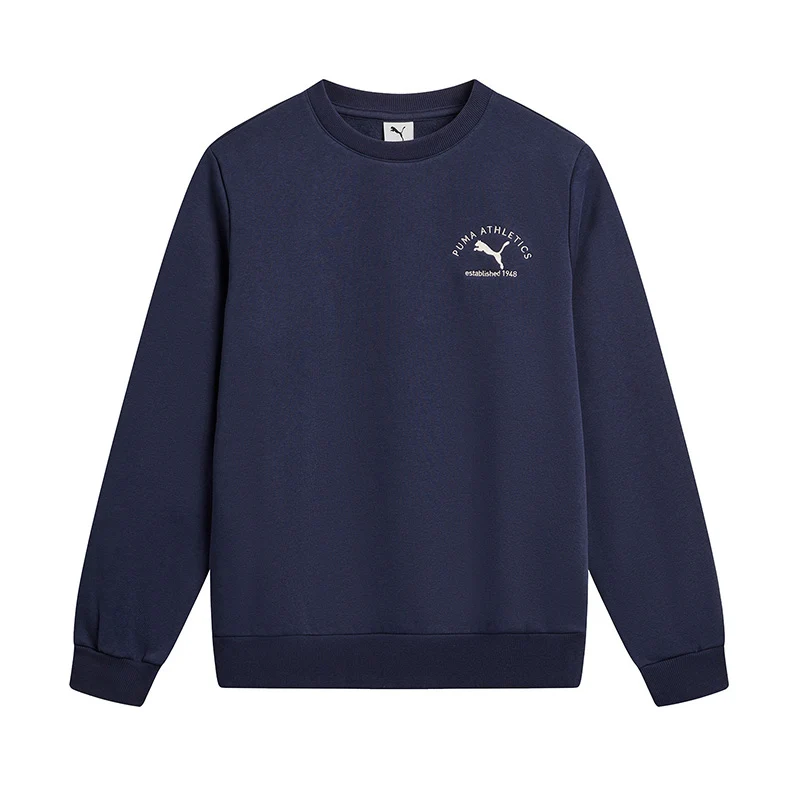 

Puma Blue Unisex Fleece Sportswear Casual Knitted Sweatshirt Men's and Women's Clothing 69469706