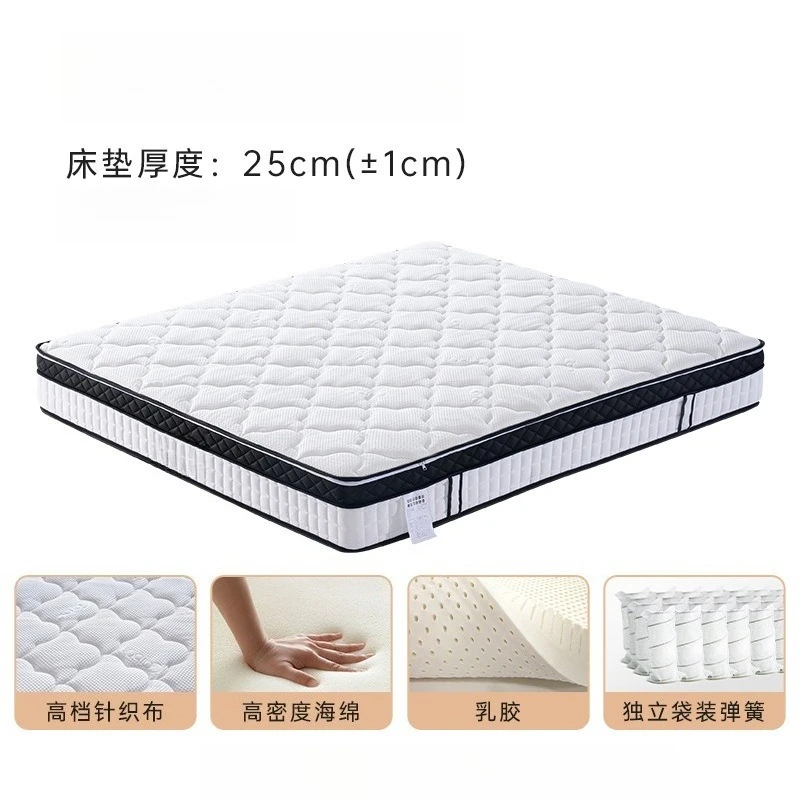 Muelles, látex, colchón, hogar, bolsa enrollable, alta densidad, esponja, hotel