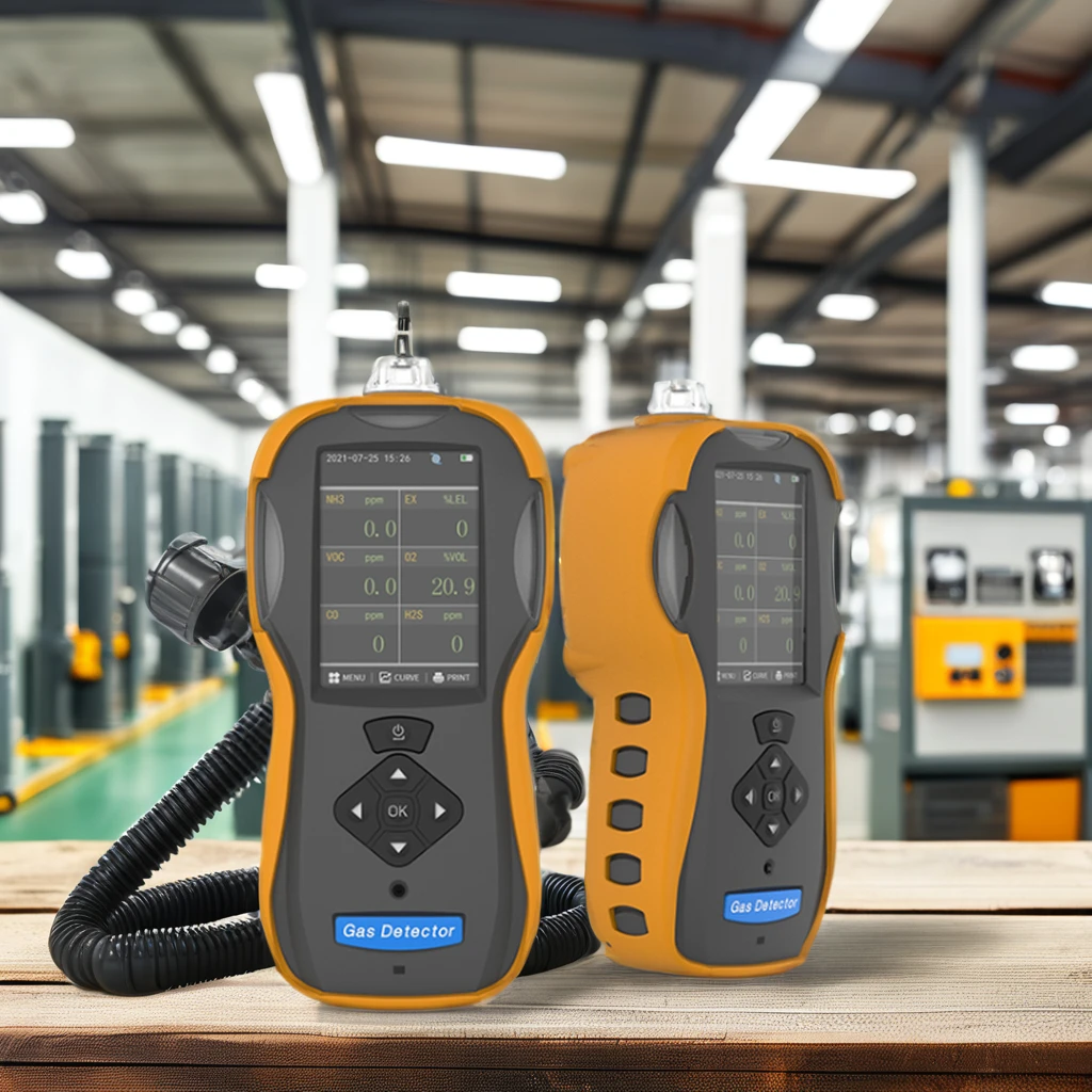 Moniteur de gaz d'argon OEM Safewill avec pompe 6 en un détecteur de gaz multi portable ES60A pour NO2 et NO