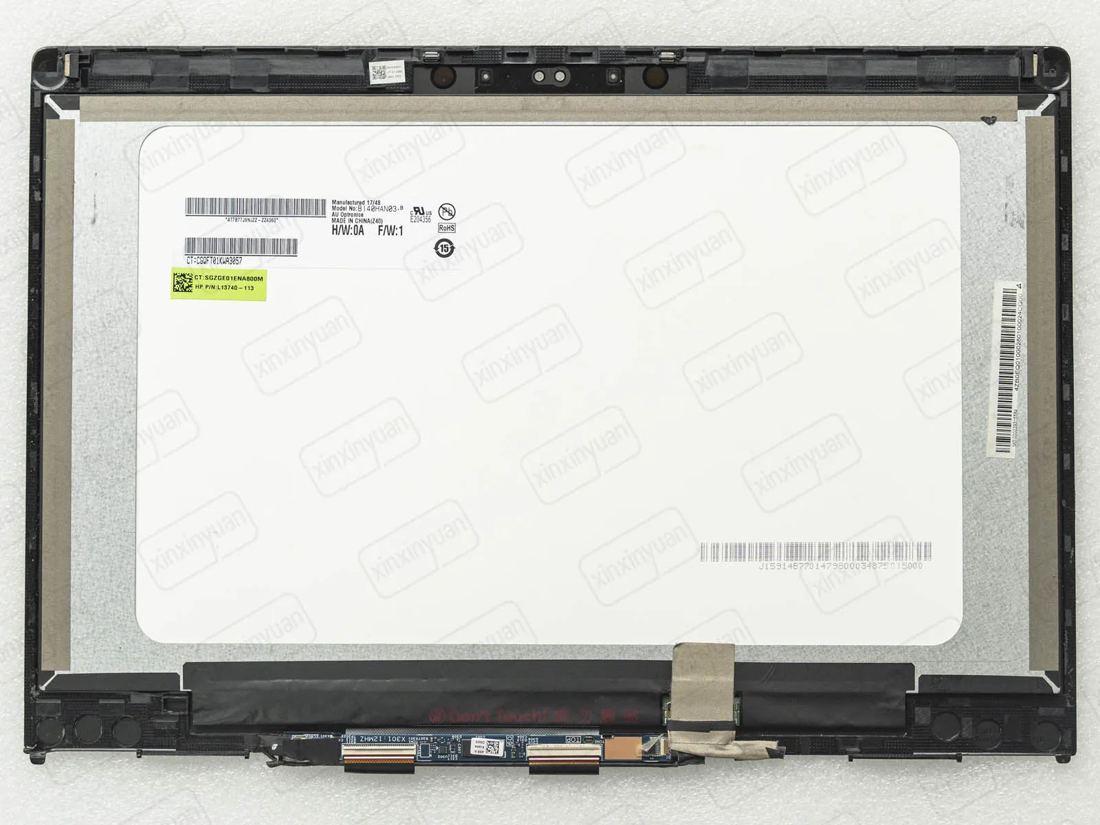 Imagem -02 - Lcd Touch Screen Digitizer Assembly Substituição do Painel de Exibição 14.0 Apto para hp Probook X360 440 g1 Fhd1920x1080 L28255001 L28258-001