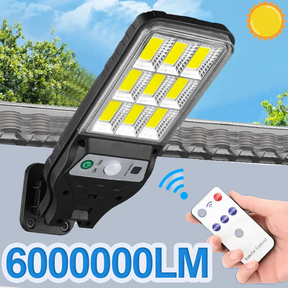 1/2PCS Solar LED Wall Light with Human Body Waterproof Induction Outdoor Garden Solar Light Courtyard Motion Sensor Flood Light