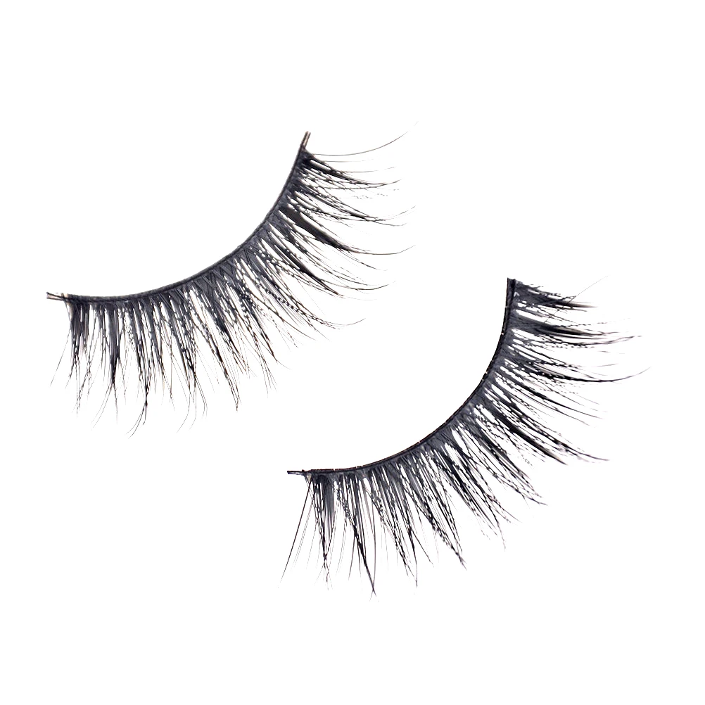 5 paren/set poppenhuis miniatuur 2,9 cm lange valse wimpers geschikt voor pop make-up decor accessoires-speelgoed