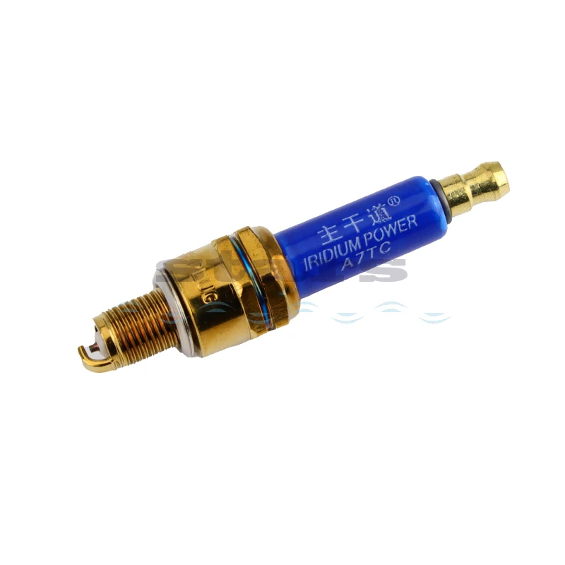 High-performance Iridium A7TC Spark Plug for ATV Dirt bike Pit bike Scooter Motorcycle Go kart Engine